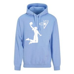 Basketball Woman Unisex Surf Hoodie