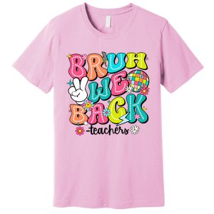 Bruh We Back Teachers School Back To School Premium T-Shirt