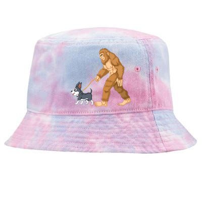 Bigfoot Walk Boston Terrier Tie-Dyed Bucket Hat