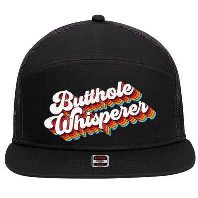 Butthole Whisperer 7 Panel Mesh Trucker Snapback Hat