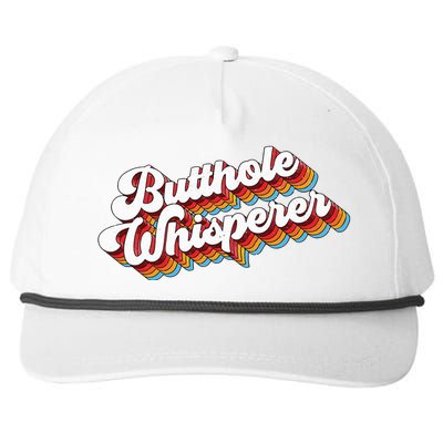 Butthole Whisperer Snapback Five-Panel Rope Hat