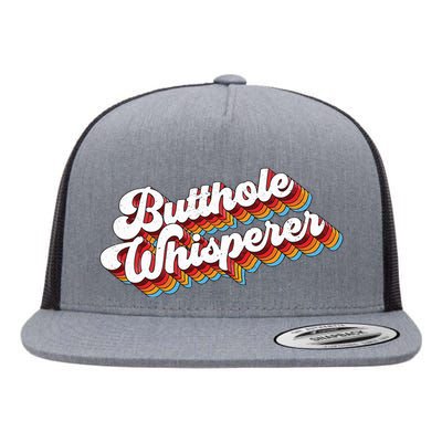 Butthole Whisperer Flat Bill Trucker Hat