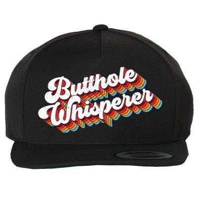 Butthole Whisperer Wool Snapback Cap