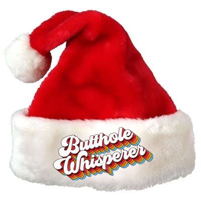 Butthole Whisperer Premium Christmas Santa Hat