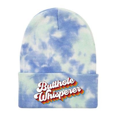 Butthole Whisperer Tie Dye 12in Knit Beanie