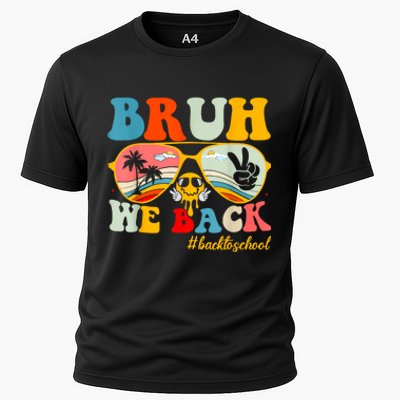 Bruh We Back First Day Of School Back To School For Teachers Cooling Performance Crew T-Shirt