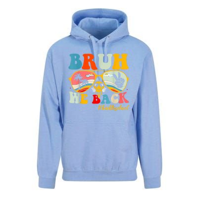 Bruh We Back First Day Of School Back To School For Teachers Unisex Surf Hoodie