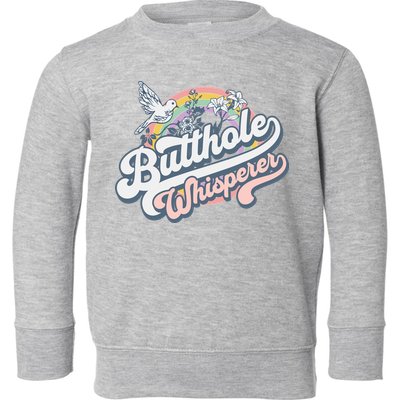 Butthole Whisperer Toddler Sweatshirt