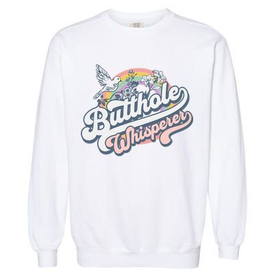 Butthole Whisperer Garment-Dyed Sweatshirt
