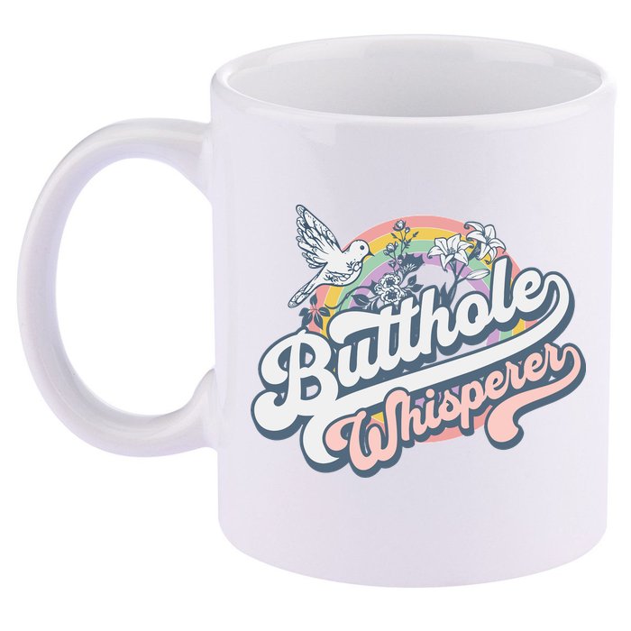 Butthole Whisperer 11oz C Handle Ceramic Mug