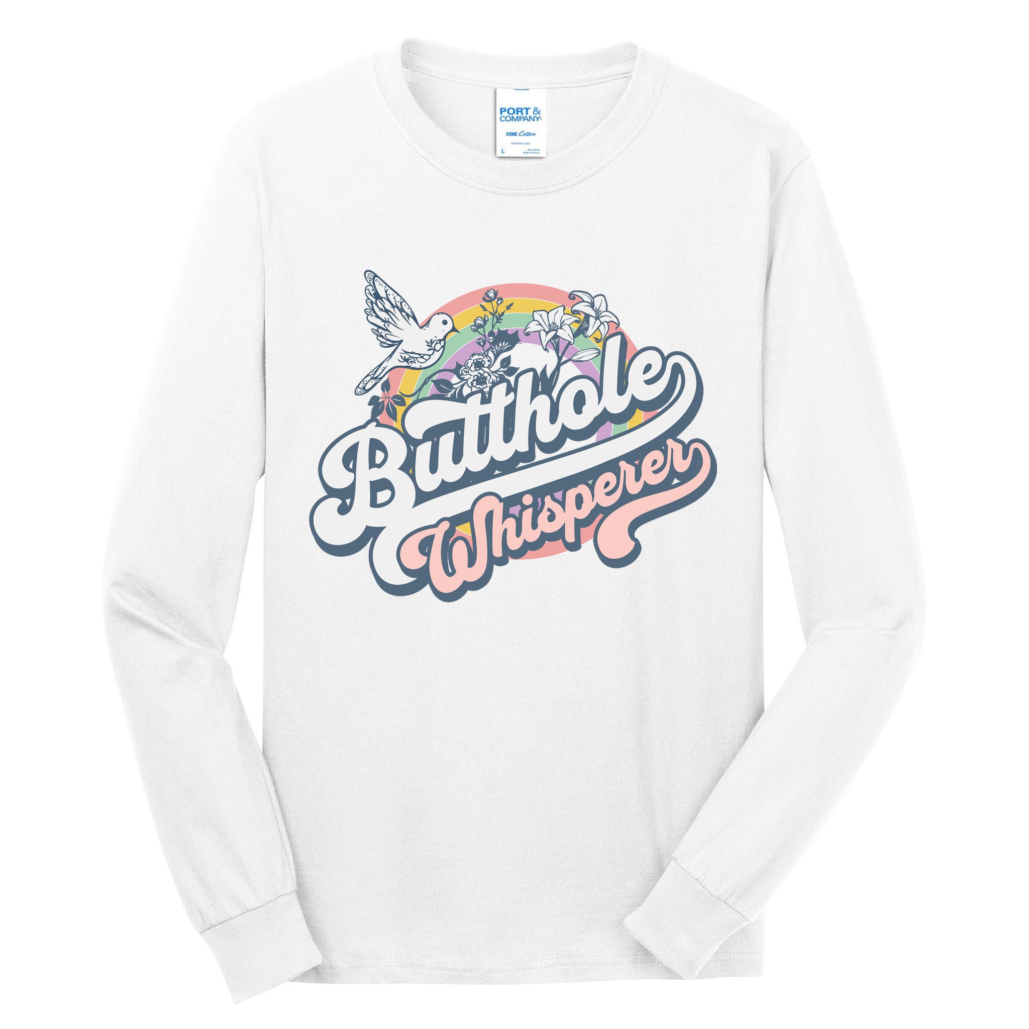 Butthole Whisperer Tall Long Sleeve T-Shirt