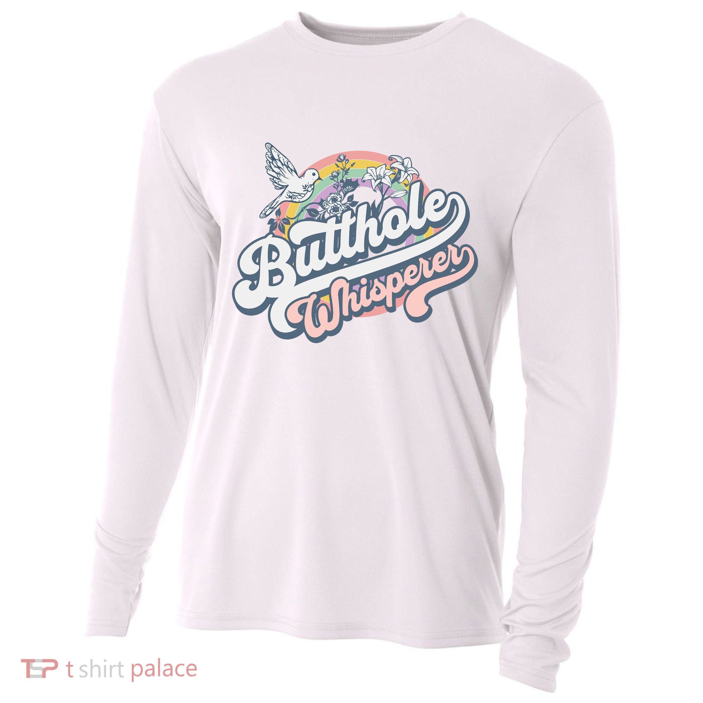 Butthole Whisperer Cooling Performance Long Sleeve Crew