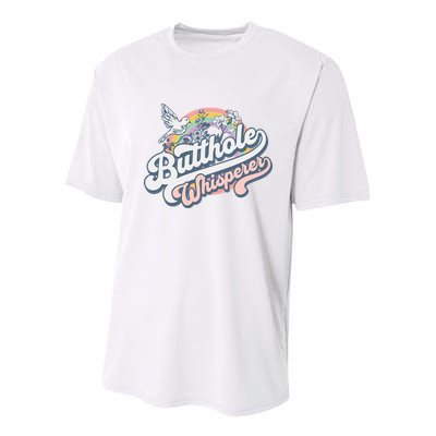 Butthole Whisperer Youth Performance Sprint T-Shirt