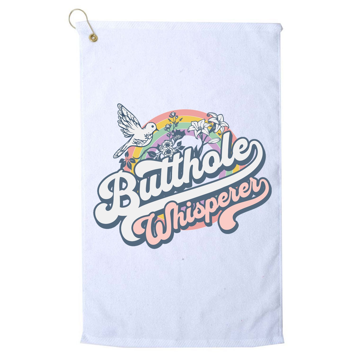 Butthole Whisperer Golf Towel