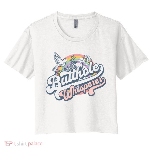 Butthole Whisperer Crop Top