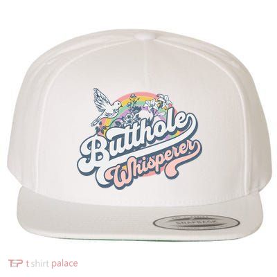 Butthole Whisperer Wool Snapback Cap