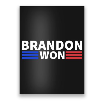 Brandon Won Poster