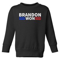 Brandon Won Toddler Sweatshirt