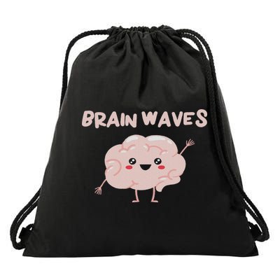 Brain Waves Brain Science Neurology Neuroscience Drawstring Bag