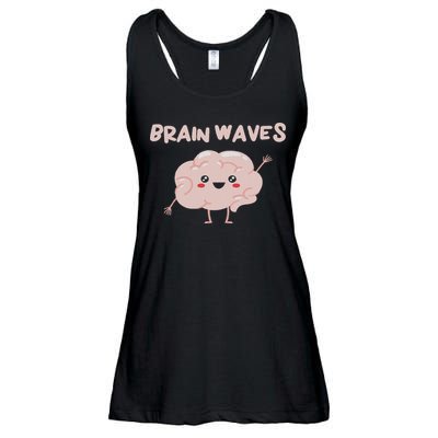 Brain Waves Brain Science Neurology Neuroscience Ladies Essential Flowy Tank