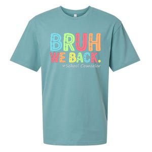 Bruh We Back School Counselor 1st Day Of School Counselor Sueded Cloud Jersey T-Shirt