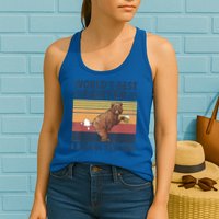 Bear World's Best Farter Gift I Mean Father Vintage Retro Gift Womens Tank Top