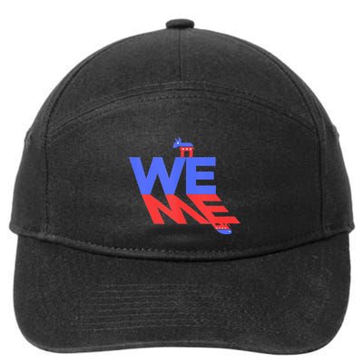 Blue Wave 7-Panel Snapback Hat