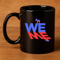 Blue Wave 11oz C Handle Ceramic Mug