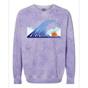 Blue Wave Colorblast Crewneck Sweatshirt