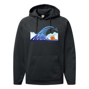 Blue Wave Performance Fleece Hoodie