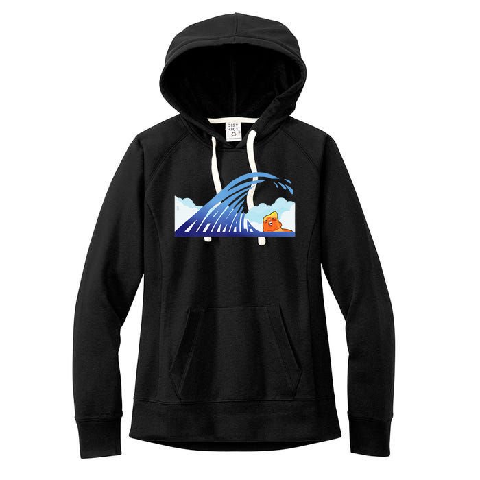 Blue Wave Women's Fleece Hoodie