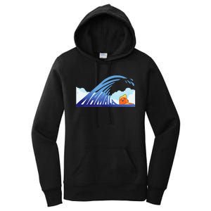 Blue Wave Women's Pullover Hoodie