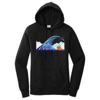 Blue Wave Women's Pullover Hoodie