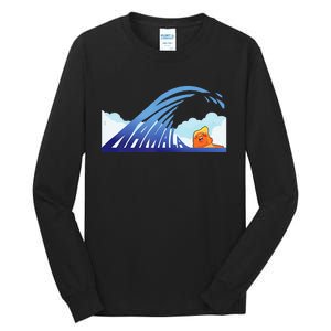 Blue Wave Tall Long Sleeve T-Shirt