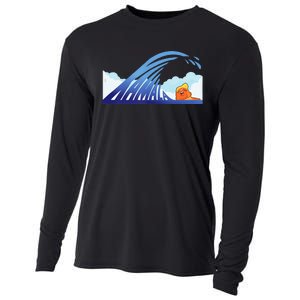 Blue Wave Cooling Performance Long Sleeve Crew