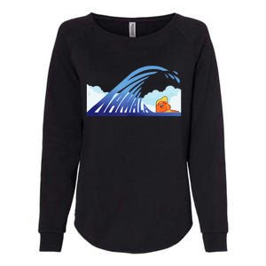 Blue Wave Womens California Wash Sweatshirt