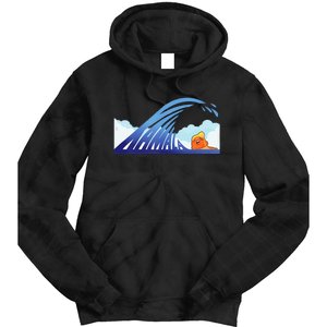 Blue Wave Tie Dye Hoodie