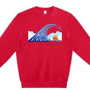 Blue Wave Premium Crewneck Sweatshirt