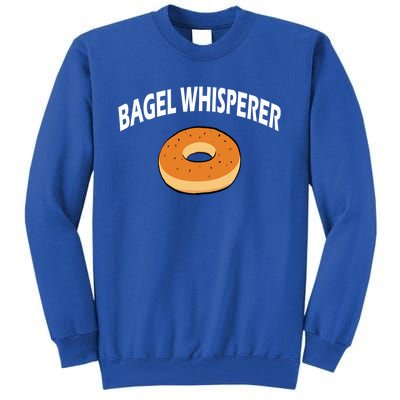 Bagels Whisperer Bagels Lovers Funny Baking Bakery Cute Gift Tall Sweatshirt