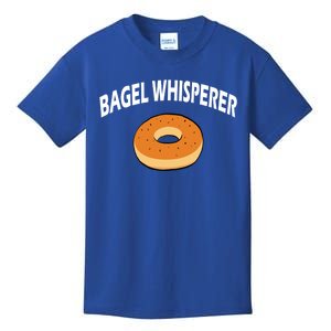 Bagels Whisperer Bagels Lovers Funny Baking Bakery Cute Gift Kids T-Shirt