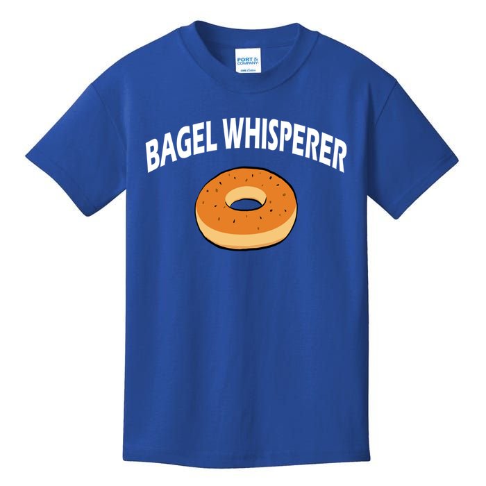 Bagels Whisperer Bagels Lovers Funny Baking Bakery Cute Gift Kids T-Shirt