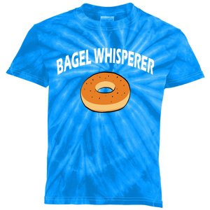 Bagels Whisperer Bagels Lovers Funny Baking Bakery Cute Gift Kids Tie-Dye T-Shirt