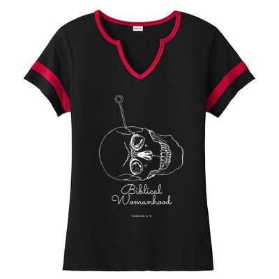 Biblical Womanhood Ladies Halftime Notch Neck Tee