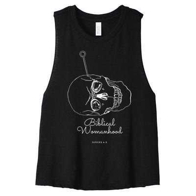 Biblical Womanhood Women's Racerback Cropped Tank