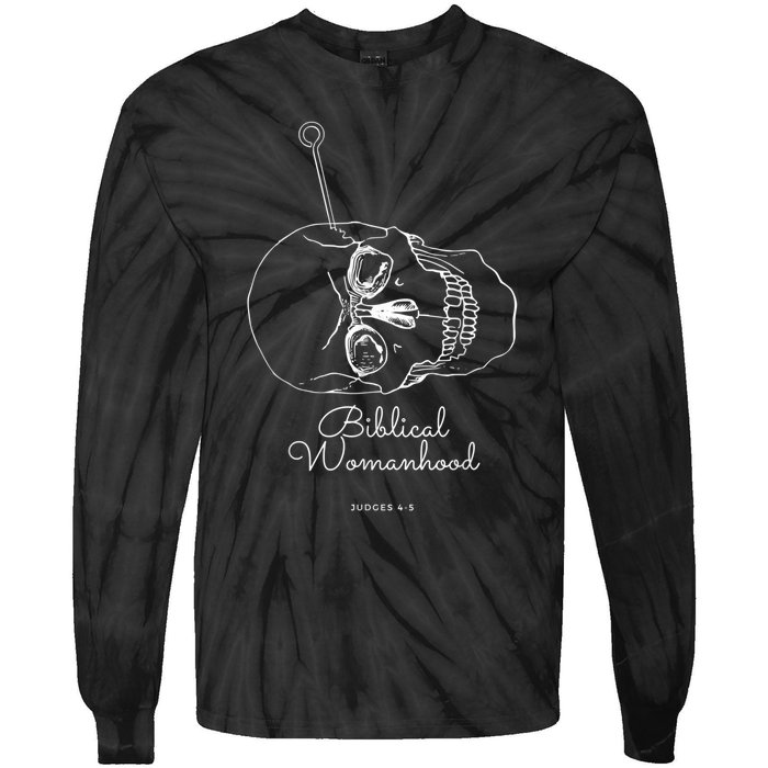 Biblical Womanhood Tie-Dye Long Sleeve Shirt