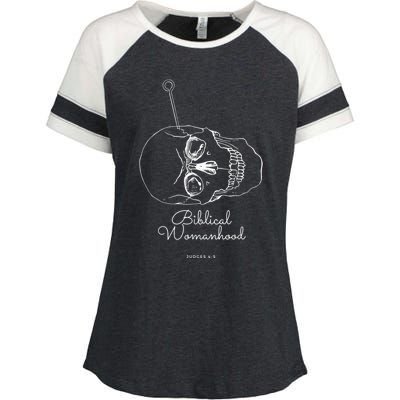 Biblical Womanhood Enza Ladies Jersey Colorblock Tee