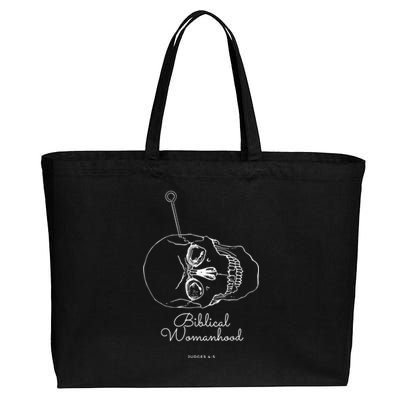 Biblical Womanhood Cotton Canvas Jumbo Tote