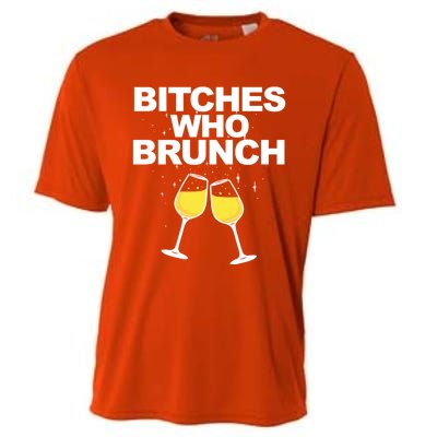 Bitches Who Brunch Funny Mimosa's Sunday Brunch Gift Cooling Performance Crew T-Shirt