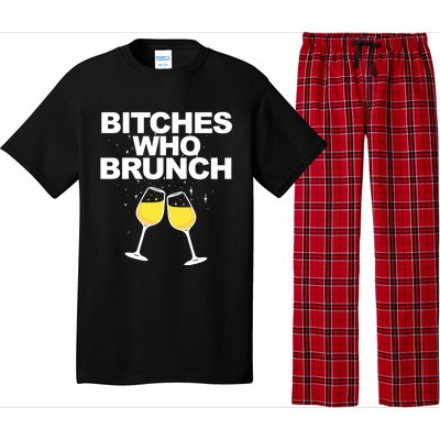 Bitches Who Brunch Funny Mimosa's Sunday Brunch Gift Pajama Set