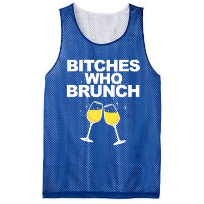 Bitches Who Brunch Funny Mimosa's Sunday Brunch Gift Mesh Reversible Basketball Jersey Tank